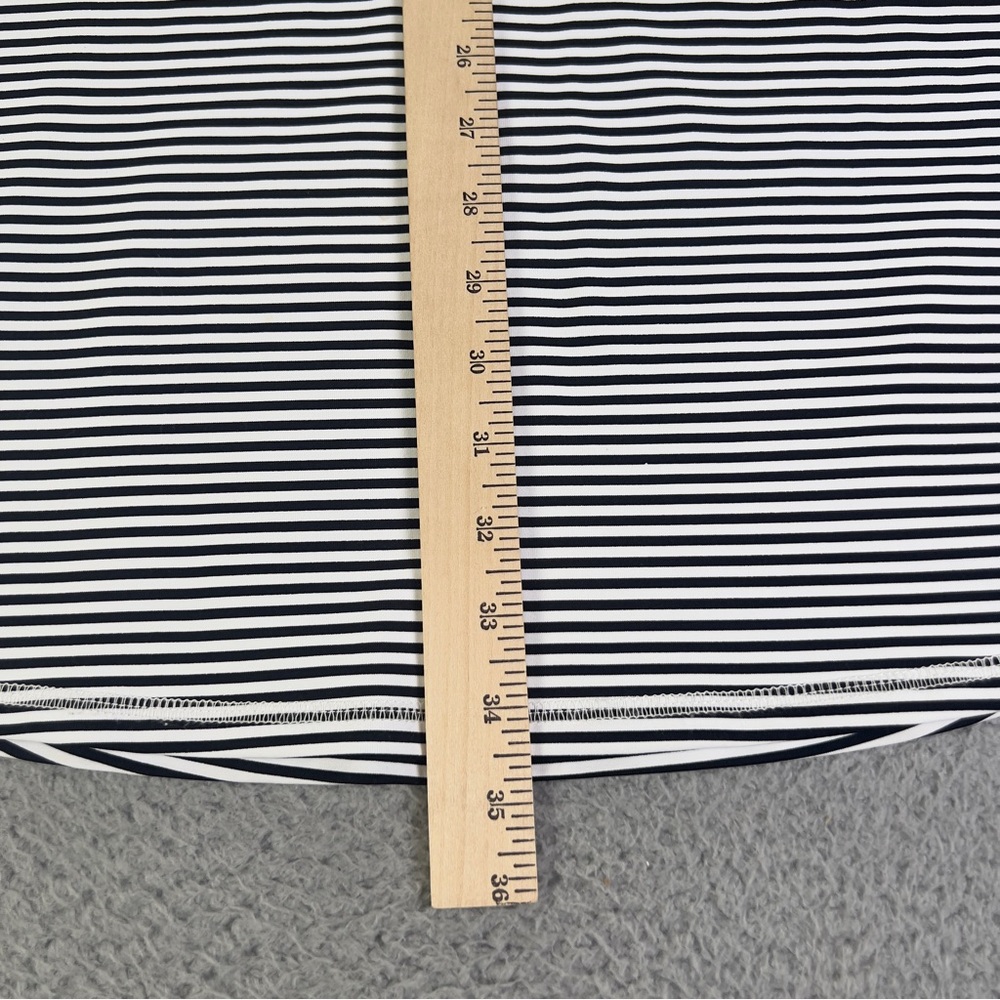 Tommy Bahama Shift Womens XL Black White Dress Aubrey Cassia Striped IslandZone - Picture 4 of 9